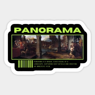 Ancient Greek Panorama Sticker